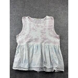 FP We The Free Free People Tie Dye Anytime Tank Barely There Combo Women's S